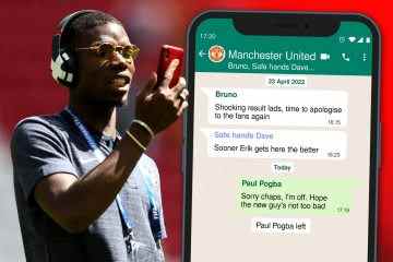Pogba „verlässt die WhatsApp-Gruppe von Man Utd und sagt seinen Teamkollegen, dass er abwesend ist“