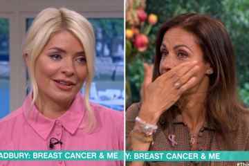Holly Willoughby & Julia Bradbury brechen wegen Brustkrebs des Stars in Tränen aus