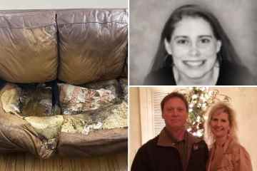 Horrorbilder zeigen, wo der 36-jährige Einsiedler starb, nachdem er von POOP mit der Couch verschmolzen wurde