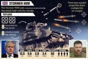Der Premierminister wird der Ukraine gepanzerte Raketenwerfer übergeben, um Putins Armee zu blitzen