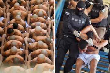 Tausende von Gangstern drängten sich voller Entsetzen in das Gefängnis von El Salvador, während die Gefängnismorde sprunghaft ansteigen