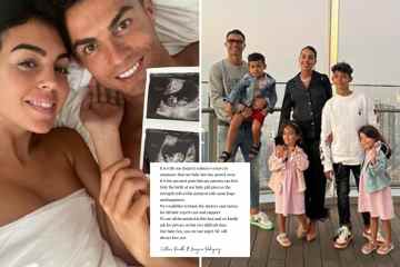 Ronaldo enthüllt, dass eines seiner Zwillinge nach der Geburt einer Freundin gestorben ist