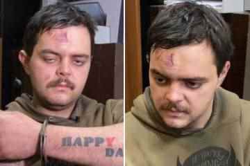 Erste Bilder eines angeschlagenen britischen Kämpfers, der von Russland aus Angst vor Folter gefangen genommen wurde