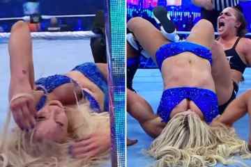 WWE hat das Live-TV unterbrochen, nachdem Charlotte Flair eine Garderobenstörung erlitten hat
