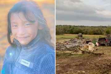 Mädchen kopfüber in Baum gefunden, nachdem Tornado mit 265 km/h sie von zu Hause weggeweht hatte
