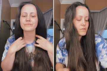 Teenie-Mutter Jenelle sagt, sie leidet an Haarausfall und scheint eine Kahlköpfigkeit zu bekommen