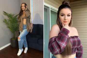 Teen Mom Kayla Sessler zeigt ihre Kurven in einem BH und engen Jeans