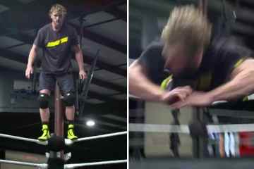 Sehen Sie sich Logan Pauls WWE WrestleMania-Training an, während er schwört, vom obersten Seil zu springen