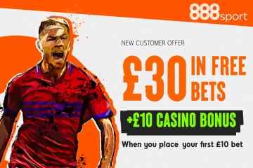 Gratiswetten und Angebote: Erhalten Sie 30 £ Bonus PLUS 10 £ Casino-Guthaben bei 888Sport