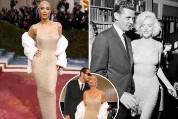 Kim schlug als „böse Nachahmerin von Marilyn Monroe“ in einem Met-Gala-Kleid im Wert von 5 Millionen US-Dollar mit Pete