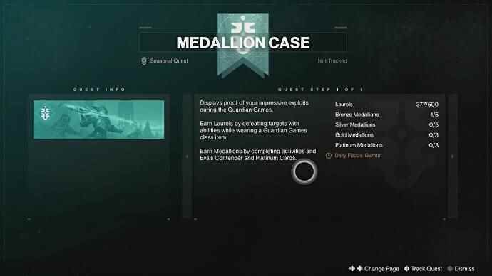 Destiny 2 Guardian Games 2022 – Täglich fokussierte Playlist