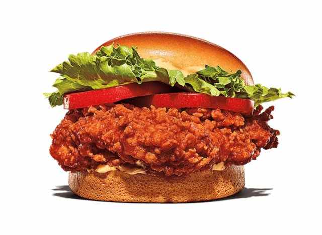 Burger King würziges Hühnchen-Sandwich