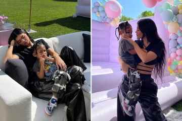 Kylie Jenner trägt auf der Geburtstagsfeier von Khloes Tochter eine 4.000-Dollar-Jogginghose