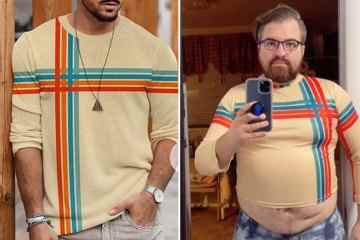 Mann nach Online-Pullover gedemütigt – bei ihm sieht es aber anders aus