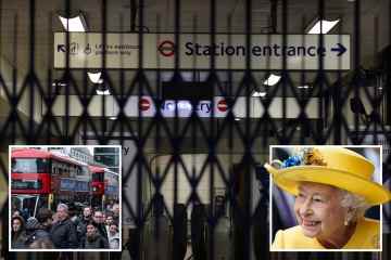 Jubilee Tube-Chaos als Streiks, die für das Feierwochenende von Queen angekündigt wurden