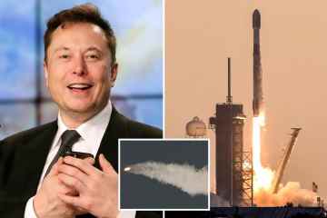 Elon Musk feiert, dass SpaceX in neun Minuten neue Satelliten in den Orbit bringt