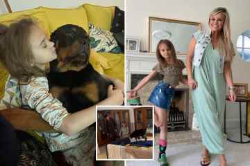 Kerry Katona zeigt ZWEI riesige Rottweiler-Hunde im Wert von 40.000 Pfund, nachdem Sohn Max verwüstet wurde