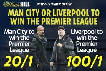 Holen Sie sich Liverpool bei 100/1 oder Man City bei 20/1, um den Premier League-Titel zu gewinnen