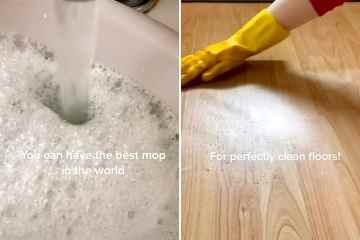 Ich bin ein Reinigungsgenie – eine einfache Wischtechnik lässt Ihre Böden glänzen