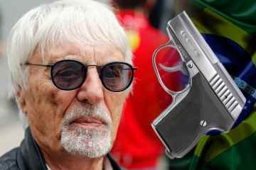 Bernie Ecclestone festgenommen, weil er beim Einsteigen in ein Flugzeug in Brasilien eine Waffe trug