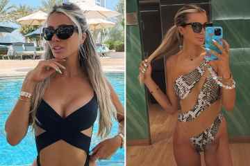 Olivia Attwood trägt im Urlaub in Dubai einen weiteren kaum sichtbaren Badeanzug