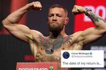 McGregor neckt den nächsten UFC-Kampf wird in Kürze bekannt gegeben