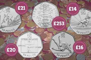 Seltenste 50-Pence-Münzen im Umlauf: Wie viel sind sie wert?