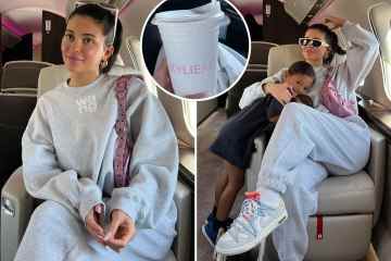 Kylie fliegt mit Stormi ungeschminkt in einen 72-Millionen-Dollar-Jet, nachdem sie ihren Reichtum zur Schau gestellt hat