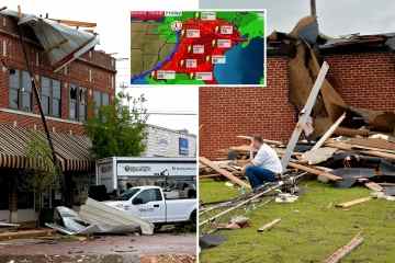 Unwetterwarnung für 70 Millionen Amerikaner mit Stürmen, die Tornadogefahr bringen