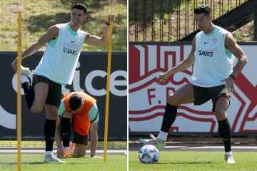 Ronaldo trainiert in Portugal mit Man Utd Zukunft noch ungewiss