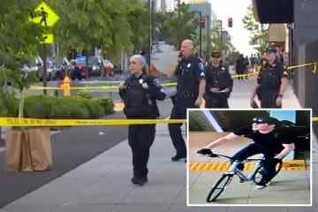 Universität gibt Warnung heraus, nachdem „Verdächtiger auf Fahrrad zwei Teenager in der Nähe des Campus erstochen hat“