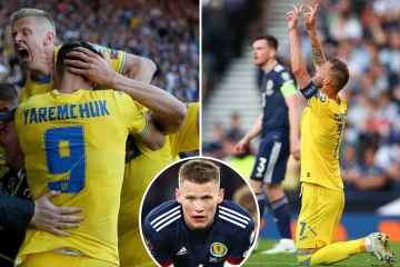 Die Ukraine hat die Schotten mit einem vom Krieg zerrissenen Land der Weltmeisterschaft einen Schritt näher geschlagen