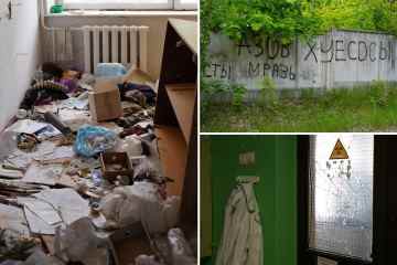 Erschreckende Bilder von Tschernobyl zeigen Zerstörungen, die von russischen Streitkräften hinterlassen wurden