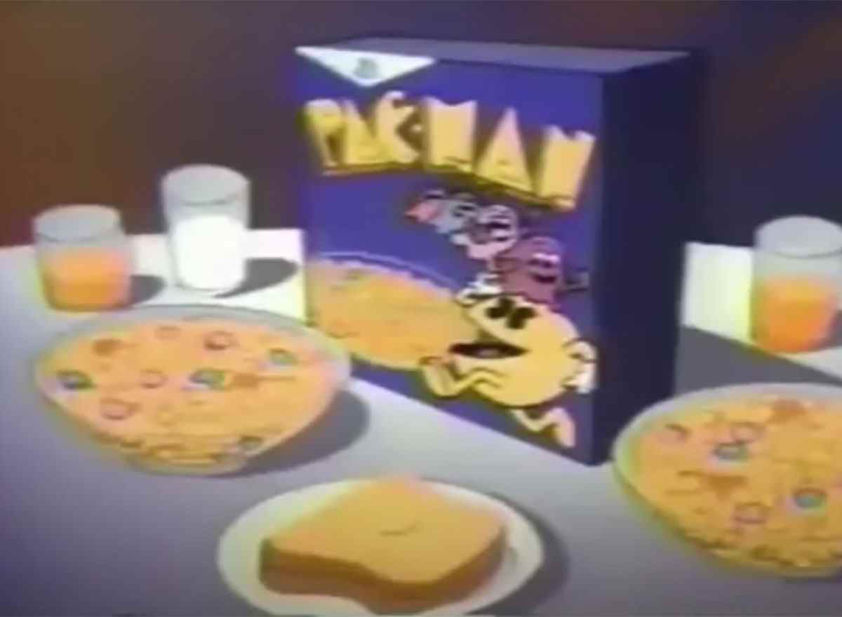 Pac Man Müsli aus der Werbung