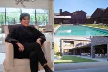 Sehen Sie sich den Hinterhof von Kris Jenners 20 Millionen-Dollar-Villa mit Pool, Grill und RIESIGEN Tischen an
