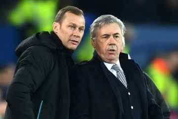 Ancelotti ruft Blackburn an, um ihnen zu sagen, dass sie den alten Everton-Assistenten Ferguson ernennen sollen