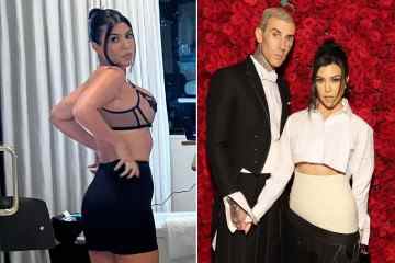 Kardashian-Fans verprügeln Travis, nachdem sie einen NSFW-Kommentar zu Kourtneys Fotos hinterlassen haben