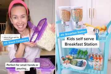 Die vielbeschäftigte Mutter von vier Kindern verrät Top-Tipps, um die Küchen für hektische Morgen organisiert zu halten