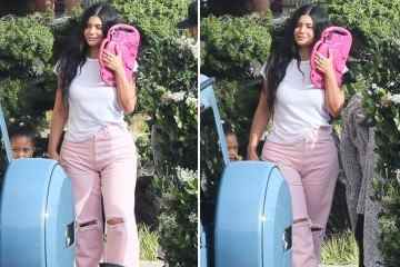 Kylie zeigt ihren ECHTEN Post-Baby-Body in rosa Jeans in unbearbeiteten Schnappschüssen