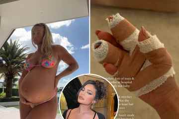 Kylies schwangere Erzfeindin Tammy Hembrow landet nach einem Unfall im Krankenhaus