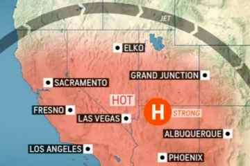 Flammende Temperaturen lösen eine dringende Hitzewellenwarnung für 40 Millionen Amerikaner aus