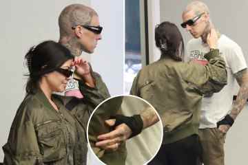 Kourtney Kardashians Ehemann Travis Barker sorgt mit einer neuen Verletzung für Sorgen