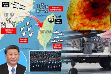 Wie China Taiwan mit Drohnenschwärmen und einer Million Soldaten angreifen könnte