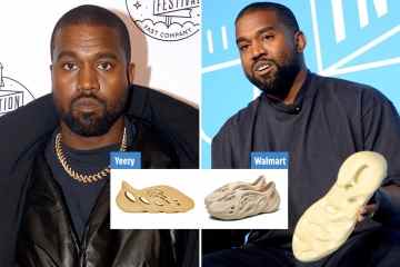Kanye West einigt sich mit Walmart wegen des Verkaufs von „Fake“-Schuhen von Yeezy