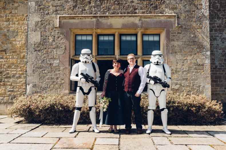 Eine Star Wars-Hochzeit im Jahr 2016.
