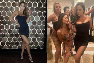 Brittney Palmer verblüfft bei der Geburtstagsfeier mit ihrer Ringgirl-Kollegin Arianny Celeste