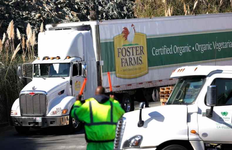 Lieferwagen von Foster Farms