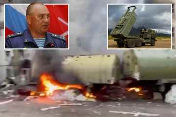 Putins 56. Oberst und „40 Soldaten“ wurden bei Angriffen mit US-Raketen getötet