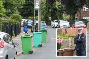 Wir verwenden Mülleimer, um NHS-Mitarbeiter davon abzuhalten, vor unseren Häusern zu parken, um eine Gebühr von 7 £ zu vermeiden