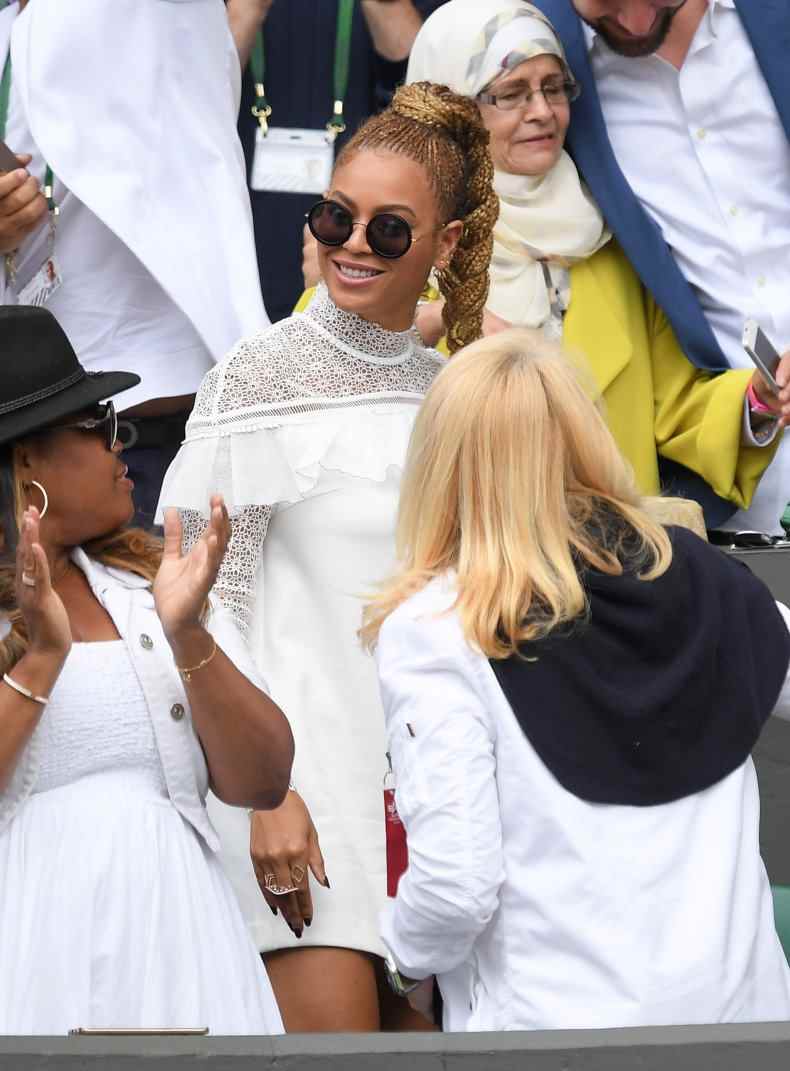 Beyoncé bei den Wimbledon Championships 2016